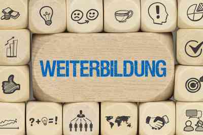 Schriftzug Weiterbildung